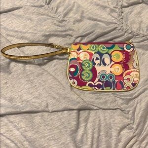 Coach Poppy wristlet